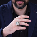 Seal of Solomon Square Desing Ring (9)