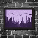 Star Wars Location // Coruscant Black (16"L x 12"H)