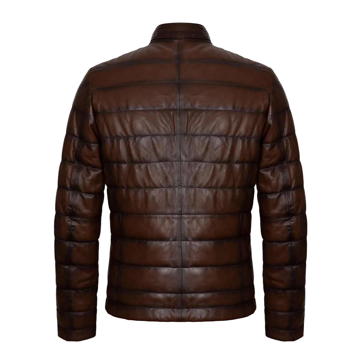 Quilted Jacket // Chestnut (2XL) - Upper Project Leather Jackets ...