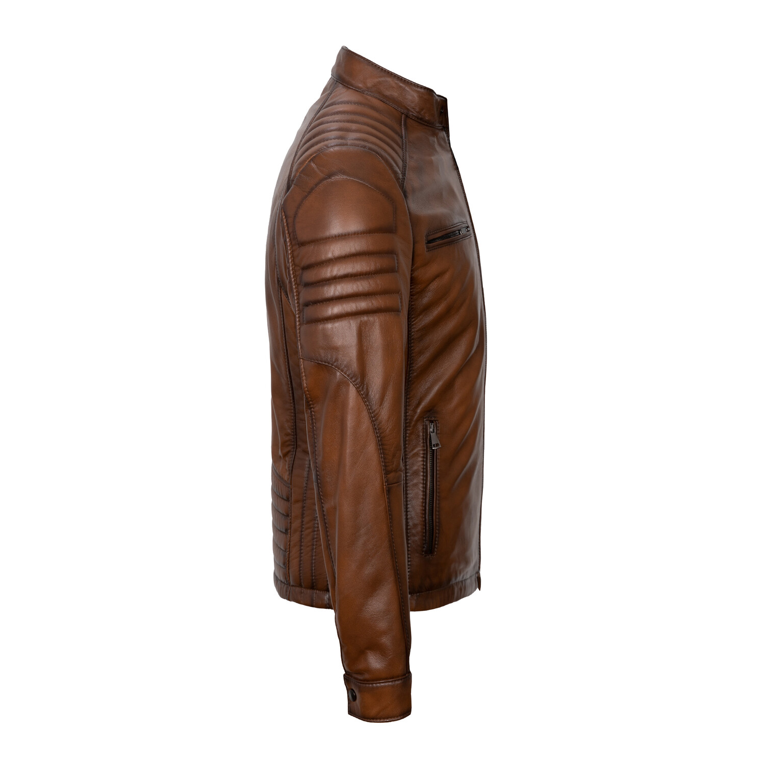 Eric Leather Jacket // Light Brown (XL) - Upper Project Leather Jacket ...