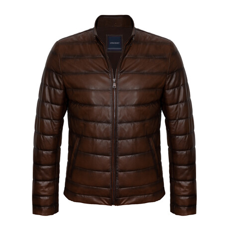 Quilted Jacket // Chestnut (XS)