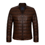 Quilted Jacket // Chestnut (XS)