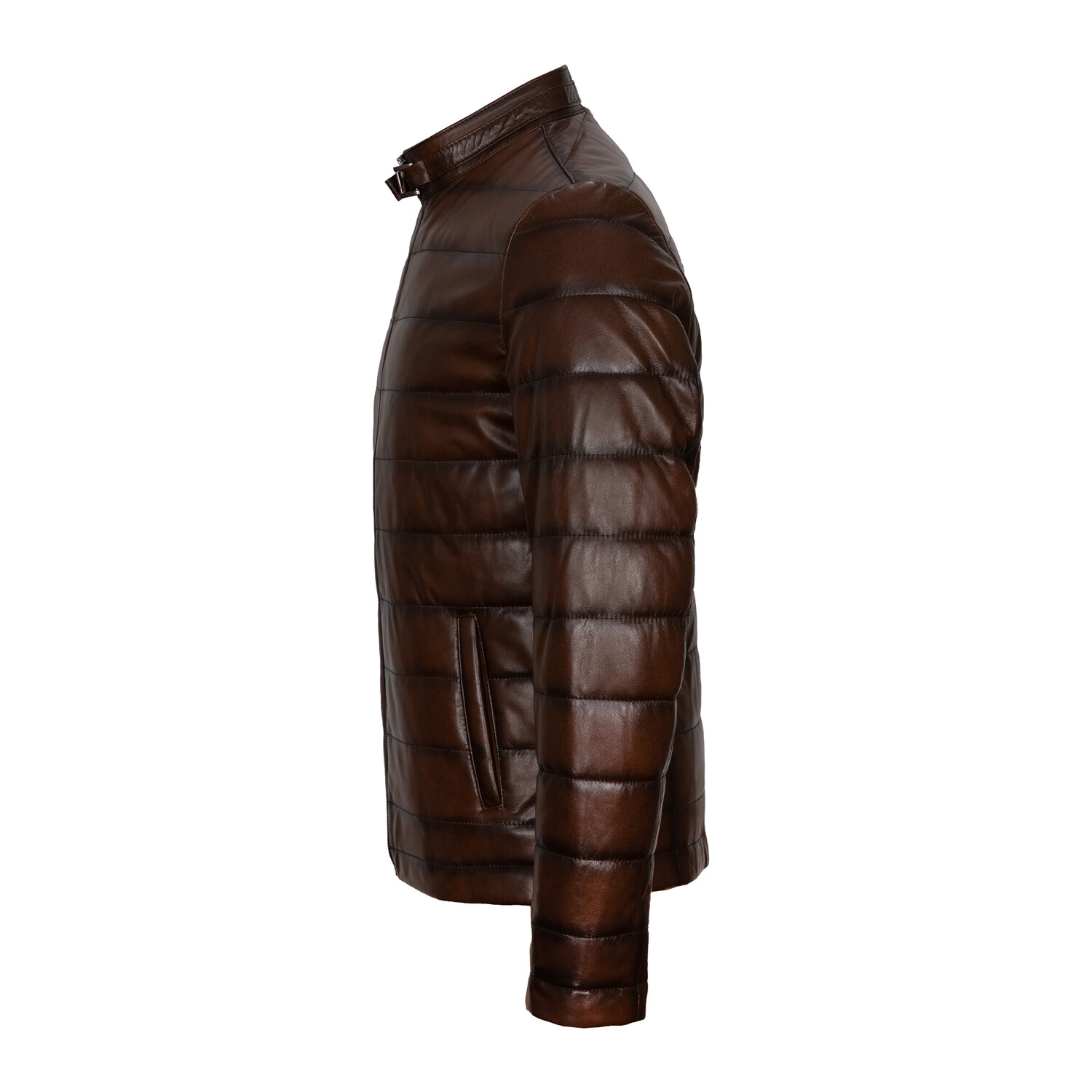 Quilted Jacket // Chestnut (2XL) - Upper Project Leather Jackets ...
