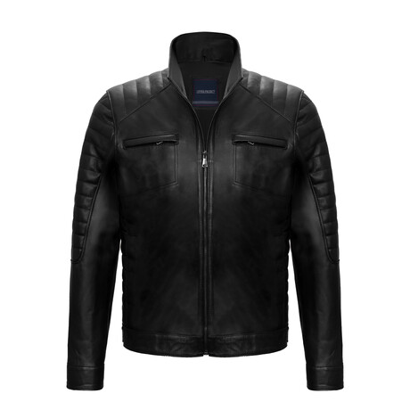 Jose Leather Jacket // Black (S)