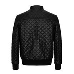 Diamond Quilted Jacket // Black (S)