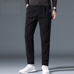 Stitch Pocket Corduroy Pants // Black (31)