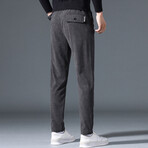 Stitch Pocket Corduroy Pants // Gray (32)