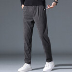 Stitch Pocket Corduroy Pants // Gray (28WX30L)