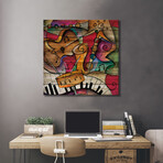 Jazz It Up II // Eric Waugh (26"H x 26"W x 1.5"D)