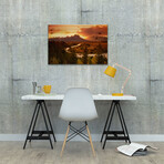 Sunset Over Teton Range With Snake River In The Foreground, Grand Teton National Park, Wyoming, USA // Adam Jones (18"H x 26"W x 1.5"D)