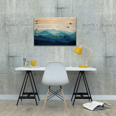 Blue Mountains // PhotoINC Studio (18"H x 26"W x 1.5"D)