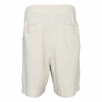 Linen Shorts // Beige (L)