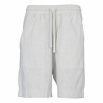 Linen Shorts // Beige (L)