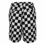 Chequered Shorts // Black (S)