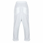 Linen Pants // White (S)