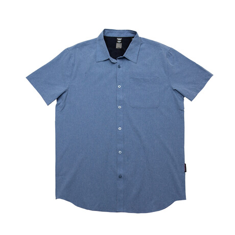 Lake Erie Technical Woven Shirt // Vallarta Blue (S)