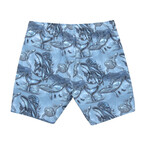 Big Blue Pool Shorts // Forget Me Not Blue (S)