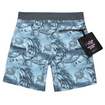 Blue Monsters Board Shorts //Forget Me Not Blue (28)