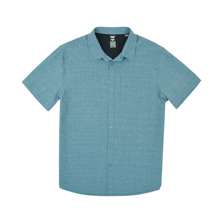 Lake Erie Technical Woven Shirt // Deep Teal (S)