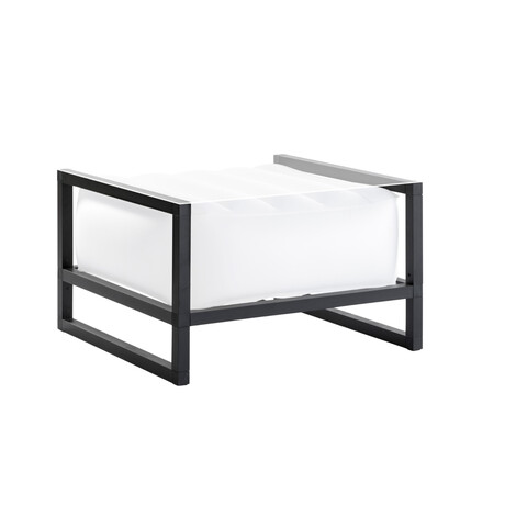 Yoko Coffee Table Eko + Lighting // Aluminum Frame // Translucent (White Translucent)