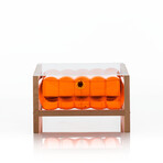 Yoko Coffee Table Eko // Wood Frame (Transparent)