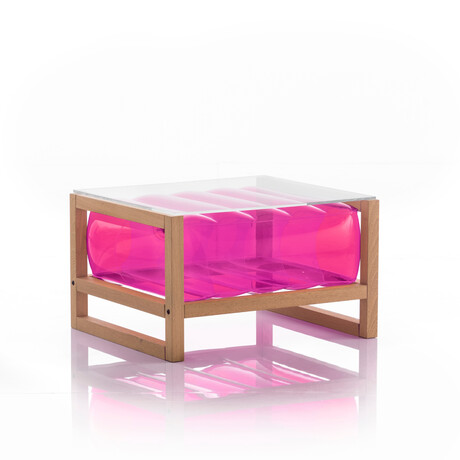 Yoko Coffee Table Eko // Wood Frame (Transparent)