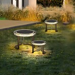 Outdoor Solar Power LED Garden Table // Small