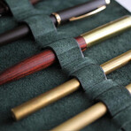 Roll Up Pen Case // Perge // Emerald