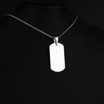 Plain Dog Tag Necklace