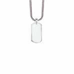 Plain Dog Tag Necklace