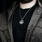 Masonic Square and Compass Necklace