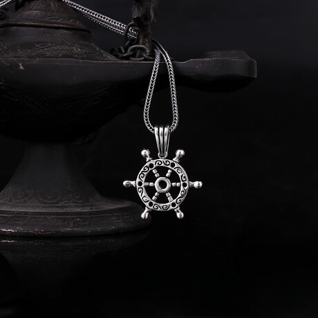 Ship Wheel Necklace