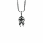 Warrior Helm Necklace