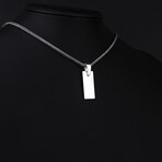 Rectangle Plain Necklace