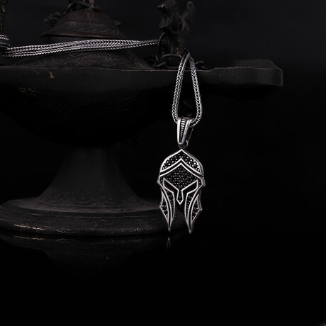 Warrior Helm Necklace