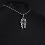 Warrior Helm Necklace