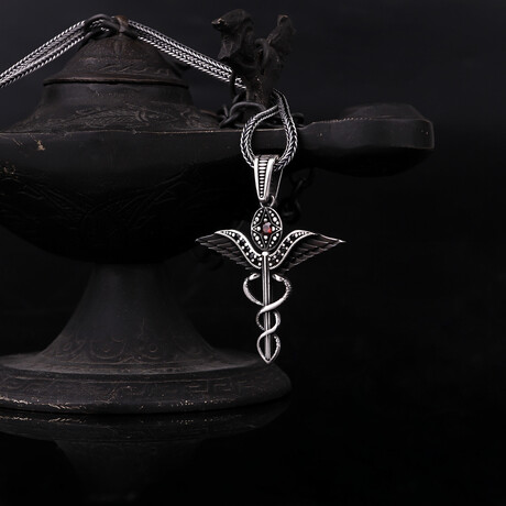 Caduceus Necklace