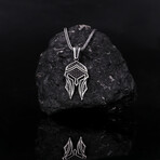 Warrior Helm Necklace