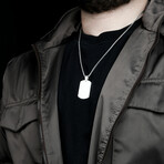 Plain Dog Tag Necklace