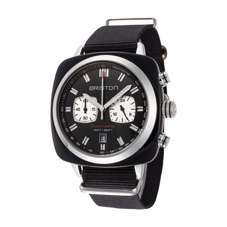 Briston Clubmaster Chronograph Quartz // 17142.SA.BS.1.NB