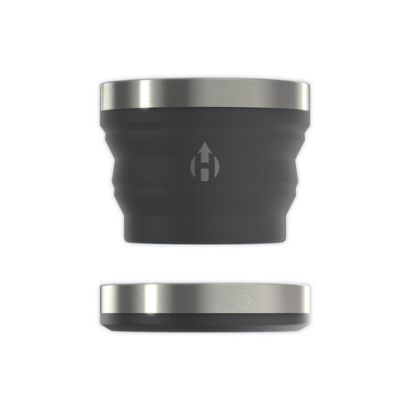Hydaway Collapsible Cup // 12 Fl. Oz. // Set of 2 // Jet Black