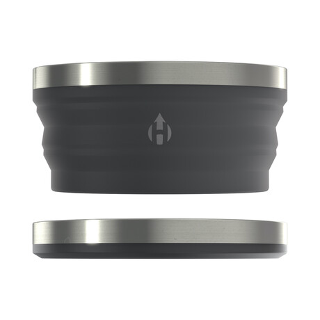 Hydaway Collapsible Bowl // 32 Fl. Oz. // Set of 2 // Jet Black