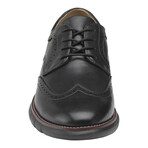 Holden Wingtip // Black + Black (US: 11)