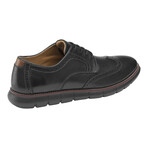 Holden Wingtip // Black + Black (US: 11)