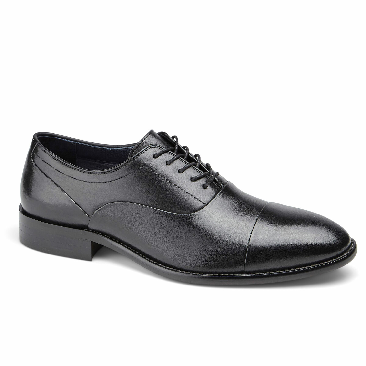 Stockton Cap Toe // Black (US: 7) - Johnston & Murphy - Touch of Modern