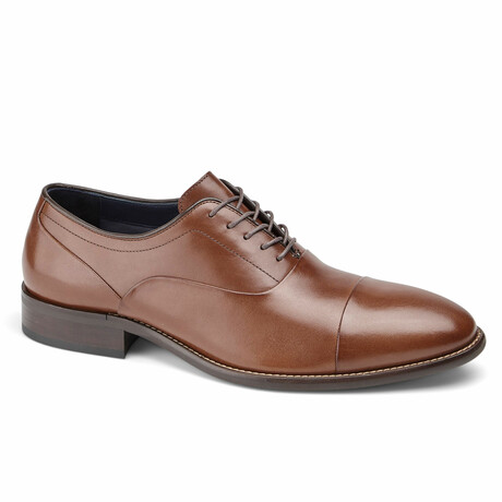 Stockton Cap Toe // Tan (US: 8.5) - Johnston & Murphy - Touch of Modern