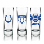 NFL Shot Glasses // Set of 6 // Indianapolis Colts