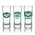 NFL Shot Glasses // Set of 6 // New York Jets