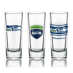 NFL Shot Glasses // Set of 6 // Seattle Seahawks