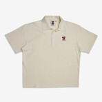 Stokes Records Polo // Dirty White (L)